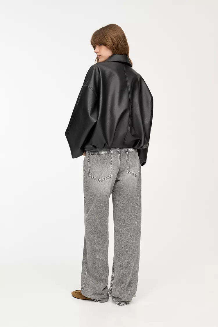Virale PULL&BEAR Lederjacke