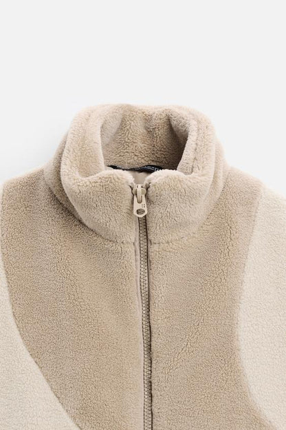 Wavy Fleece Jacke