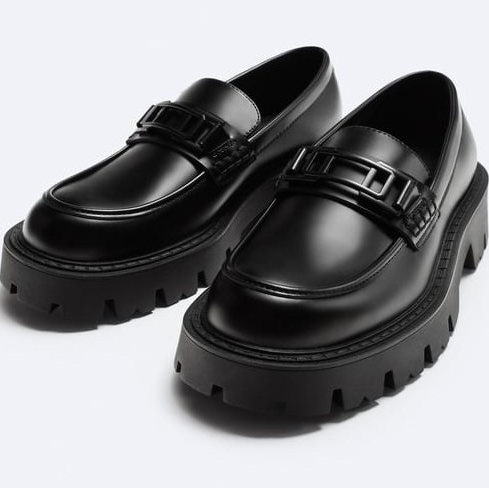 Track Sole Loafers