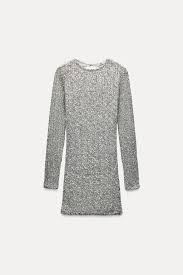 Silber Sequined Mini Dress